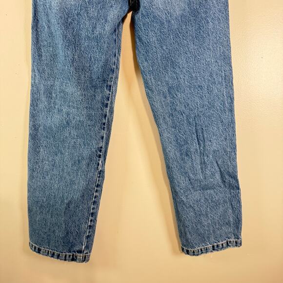Boyish Kirby Jeans Womens Size 26 The Birds Blue Denim Mid Rise Straight Leg - Picture 8 of 12